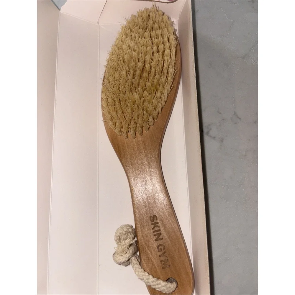 Skin Gym Dry Body Brush W/Handle 100% Authentic Natural Cactus Bristles New‎